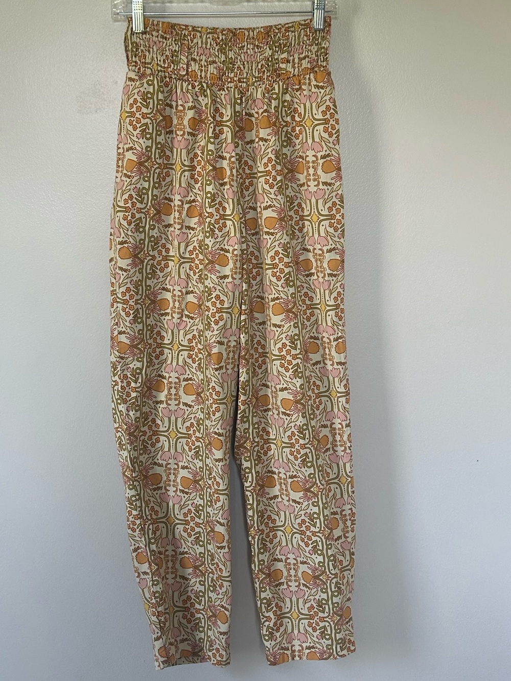 ✨NWOT Lucy & Yak Alexa "Graphics & Grains Artist" Cotton Trousers (S, US 4/6)